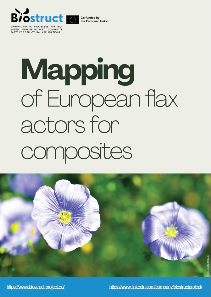 Mapping of European flax actors for composites - cover page